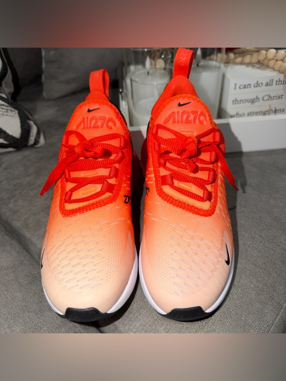 Nike Wmns Air Max 270 "Orange Juice" Women's Size 6 Guava Ice Sneakers